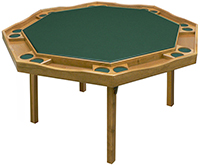 Period Style Folding Poker Table