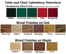 upholstery color samples