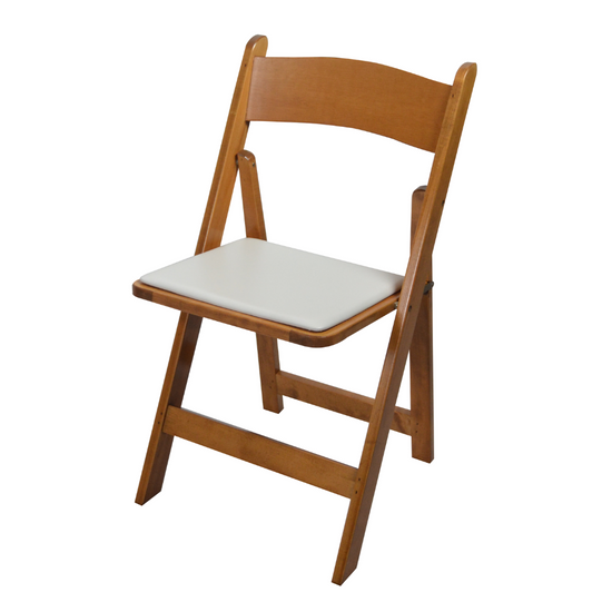 Kestell Furniture #210 Maple Folding Chair, Package of 2