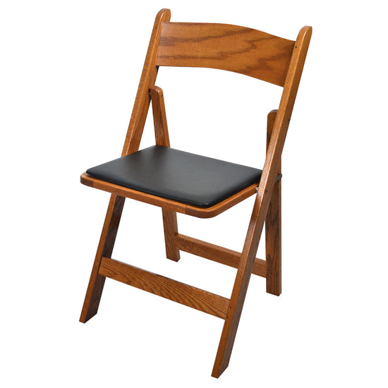 Kestell Furniture #210 Oak Folding Chair, Package of 2