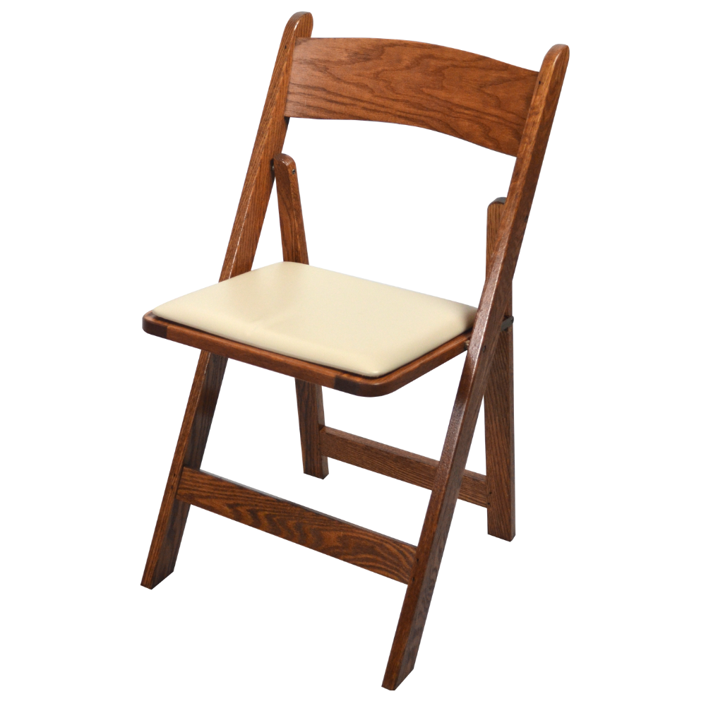 Kestell Furniture #210 Oak Folding Chair, Package of 2