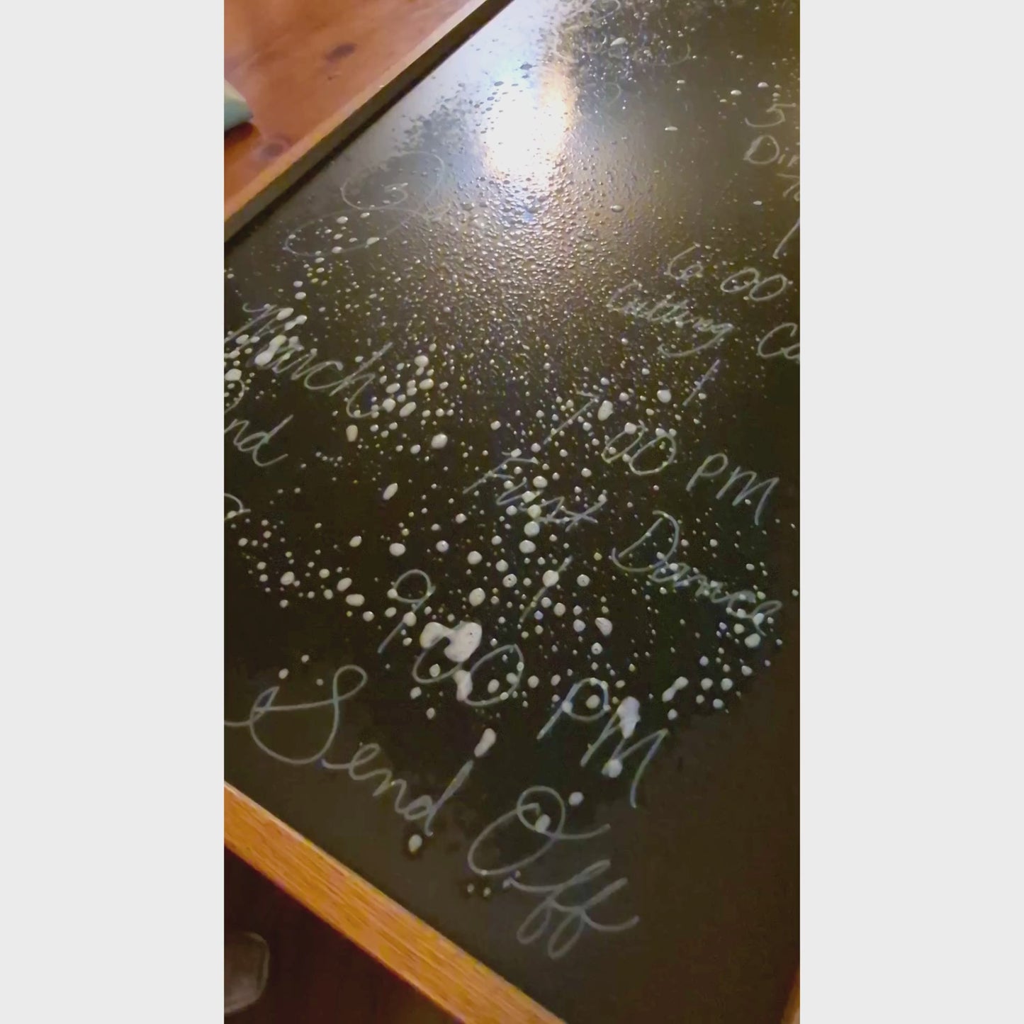 Event and Venue Chalkboard Sign